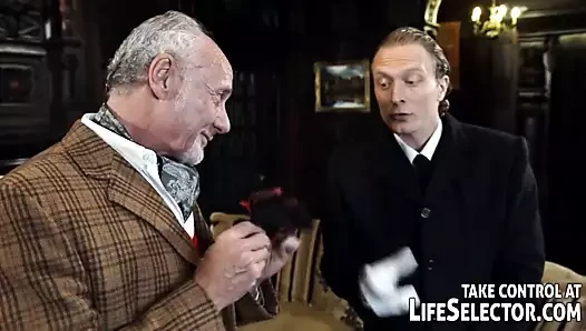 Mansão luxuriosa, senhoras ninfomaníacas, lordes com tesão